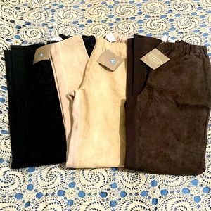 American Glamour Suede Pants Bundle by Badgley Mischka (HSN)